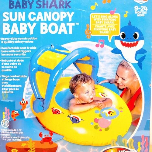 Baby pool float with shade - pool,