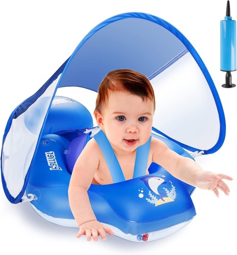 Baby swimming float - baby, sun