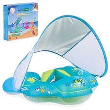 Inflatable Baby Pool Float w/