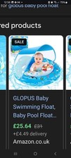 Baby Swimming Float with Sun
