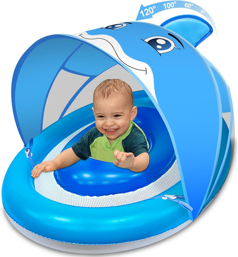 Baby pool float with canopy - float,