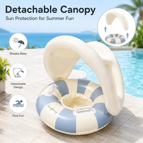 Inflatable baby swimming float - swimming,