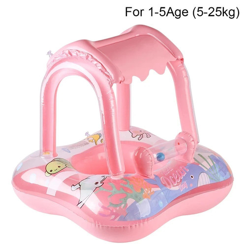 Pool floats with canopy for