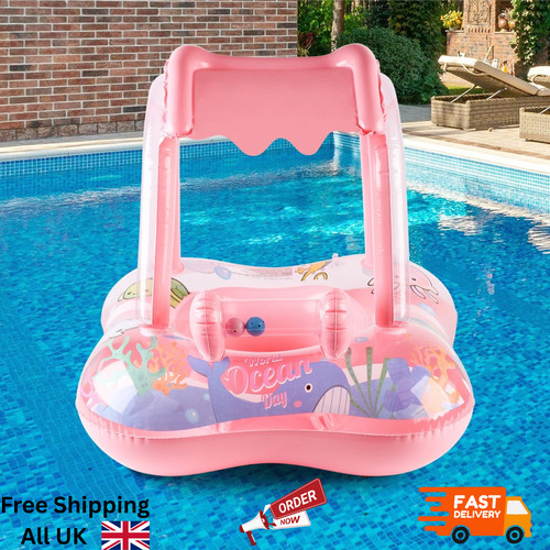Pool floats with canopy for