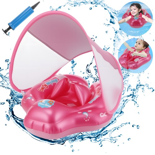 Baby swimming float with - baby,