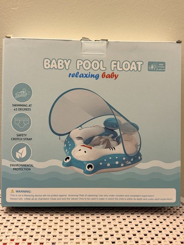 Pink baby swimming - swimming, float