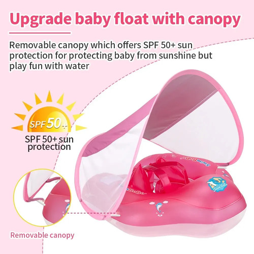 Baby swimming float with - swimming,