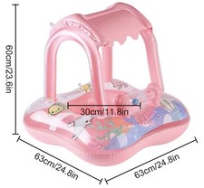 Pool floats with canopy for