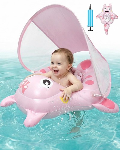 Baby swimming float with - baby,