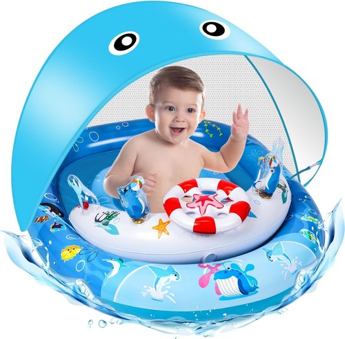Baby swimming float canopy - float,
