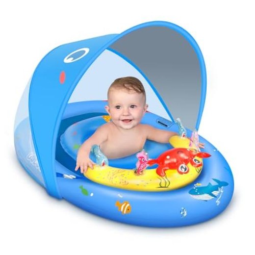 Baby pool float with canopy - float,