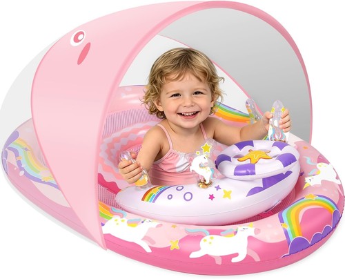 Baby pool float with canopy - pool,
